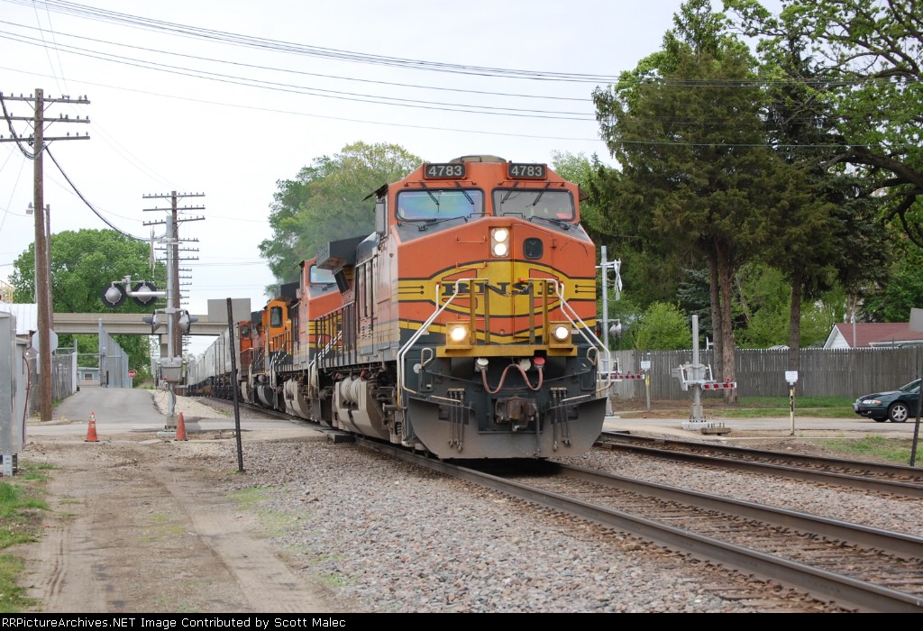 BNSF 4783, 4906, 6346 &amp; 5321
